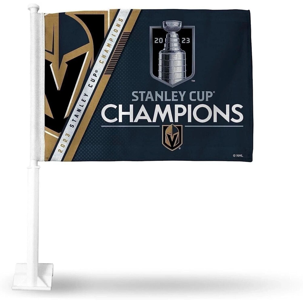 NHL Golden Knights Vegas Stanley Cup Champions Premium Double Sided Car Flag